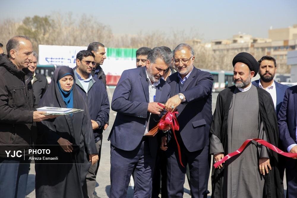 آیین افتتاح و بهره‌برداری از پروژه‌های حمل‌ونقل شهری تهران