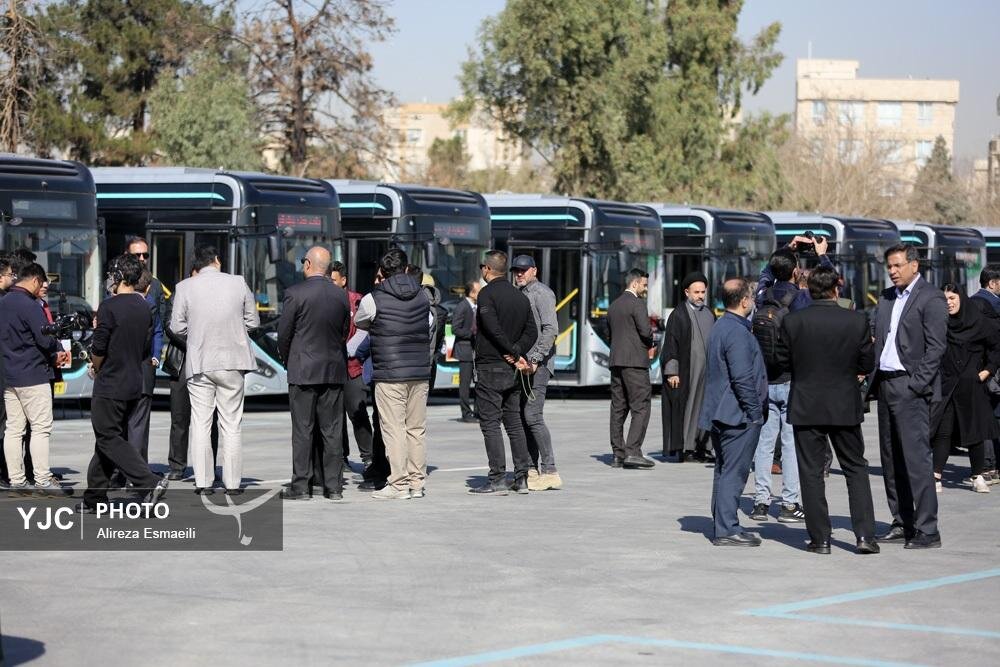 آیین افتتاح و بهره‌برداری از پروژه‌های حمل‌ونقل شهری تهران