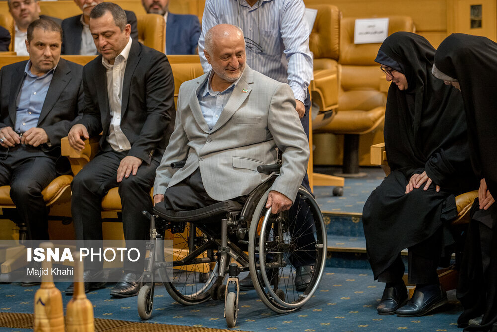 عکس/ آیین تجلیل از مدال‌آوران پارالمپیک با حضور رئیس جمهور