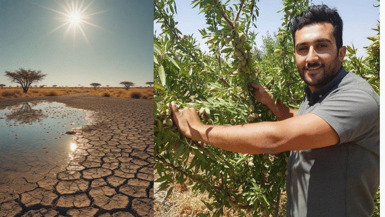 طلای خشک: درآمد میلیاردی از نهال بادام در اقلیم های خشک و کم آب